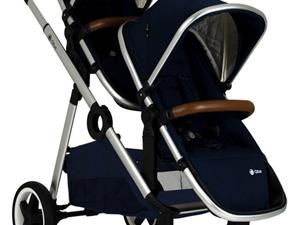 qtus DuetPro Kinderwagen NEW Blauw